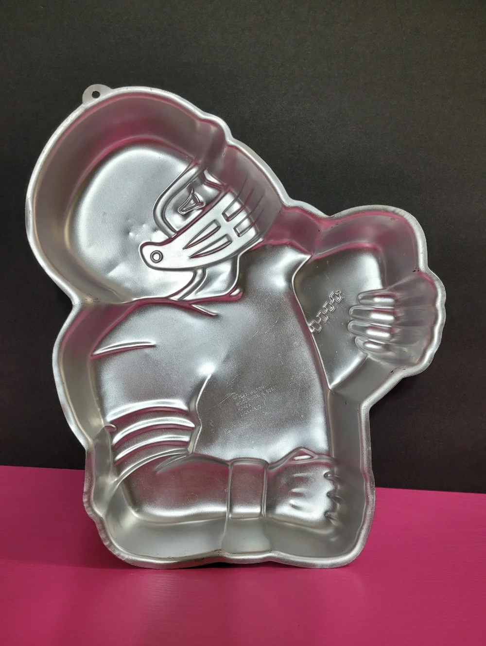 Vintage Wilton Aluminum Football Player Cake Pan No. 2105-4510